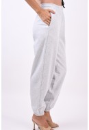 Pantaloni Dama Only Onldixie Elasticated Light Grey Melange